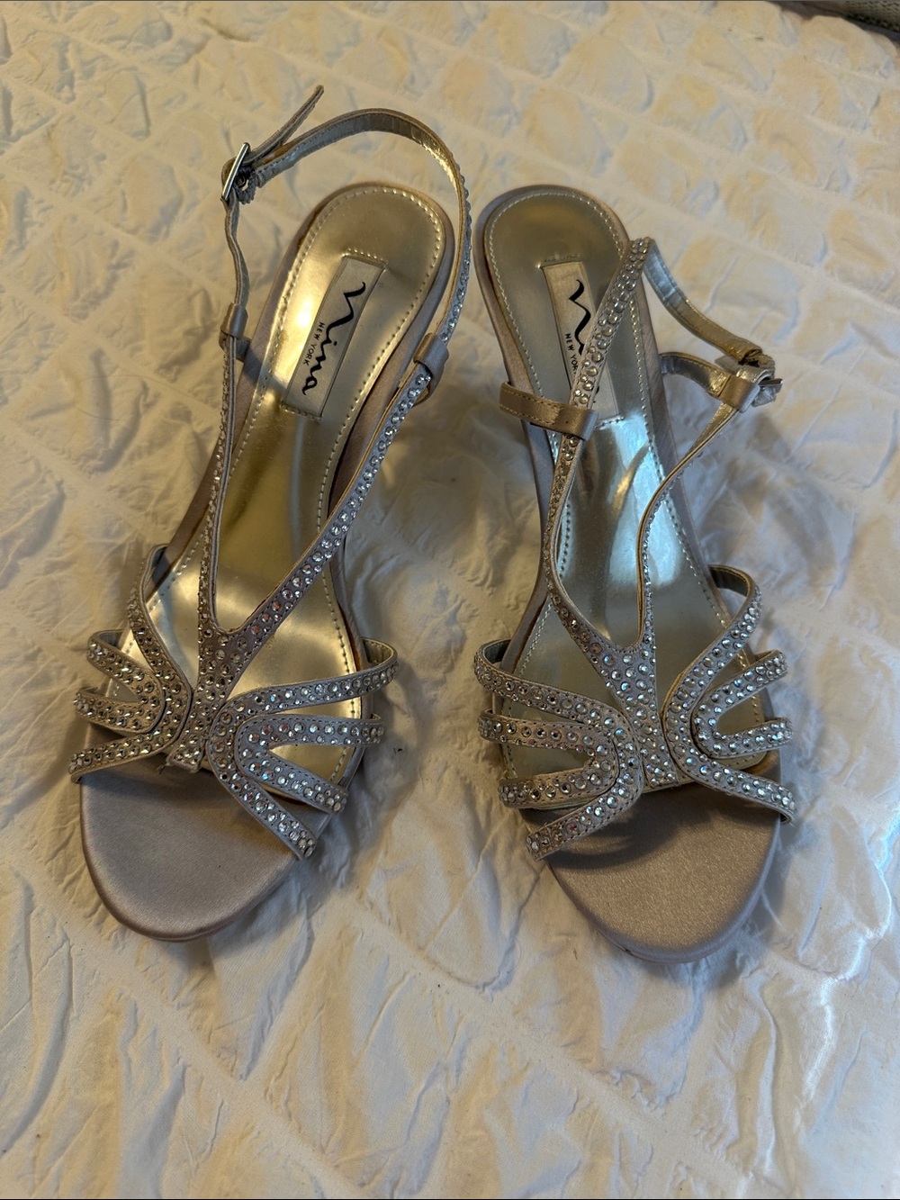 Nina Bobbie Silver Sandals